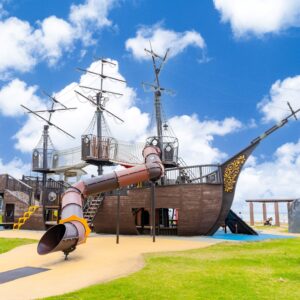 安良波公園インディアンオーク号（遊具）